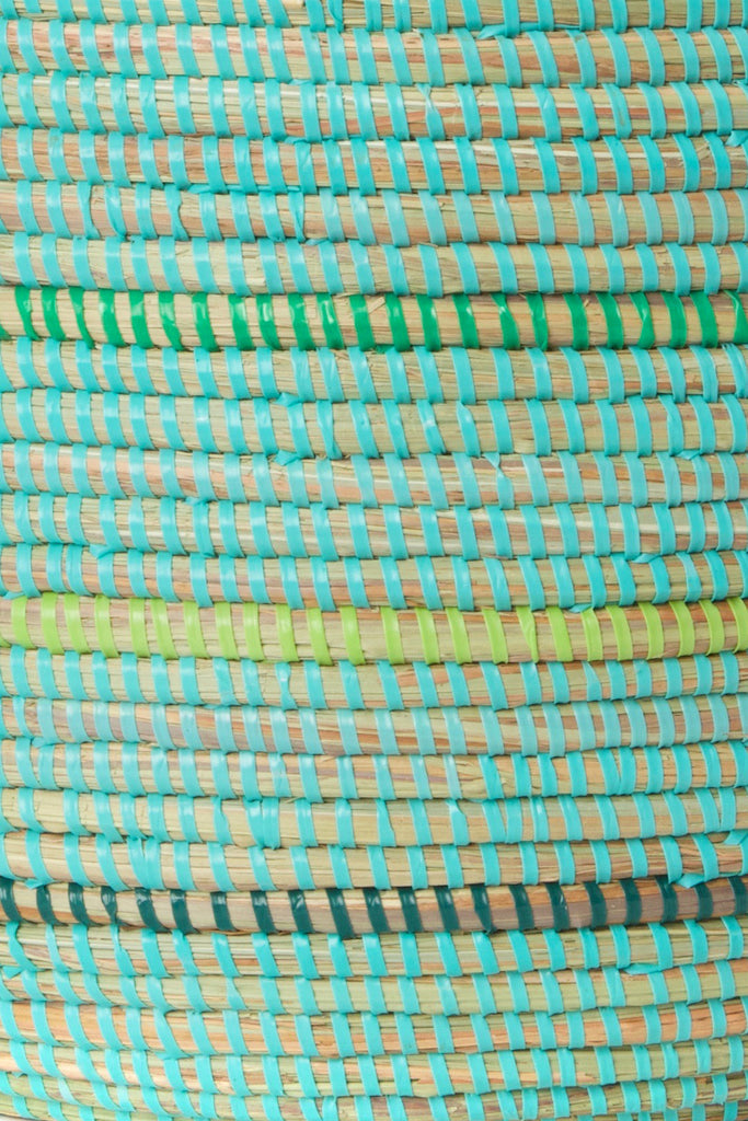 Blue Warming African cookie and serving Basket