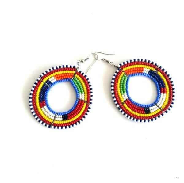 Masai Beaded Earrings - Acts Africa