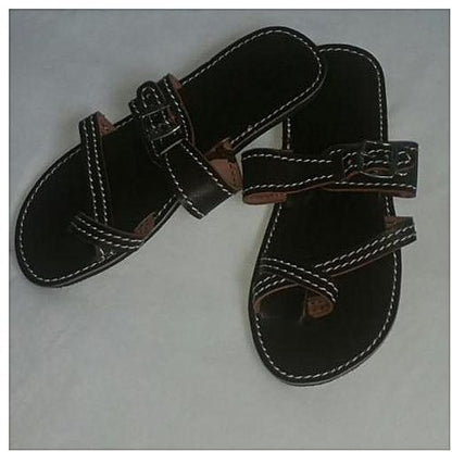 African men Leather sandals, maasai sandals and fliplops