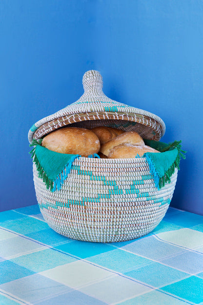 Warming African cookie and serving Basket