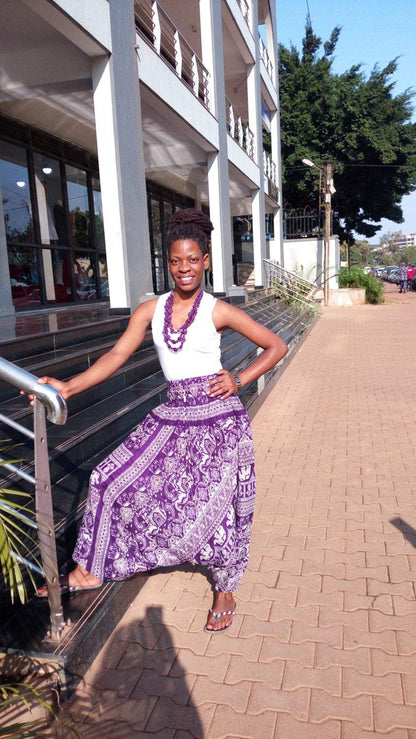 Baggy Summer Pant, Animal  Print Pant - Acts Africa