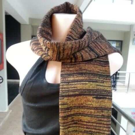 Brown  Winter Scarf, wool Winter Scarf - Acts Africa
