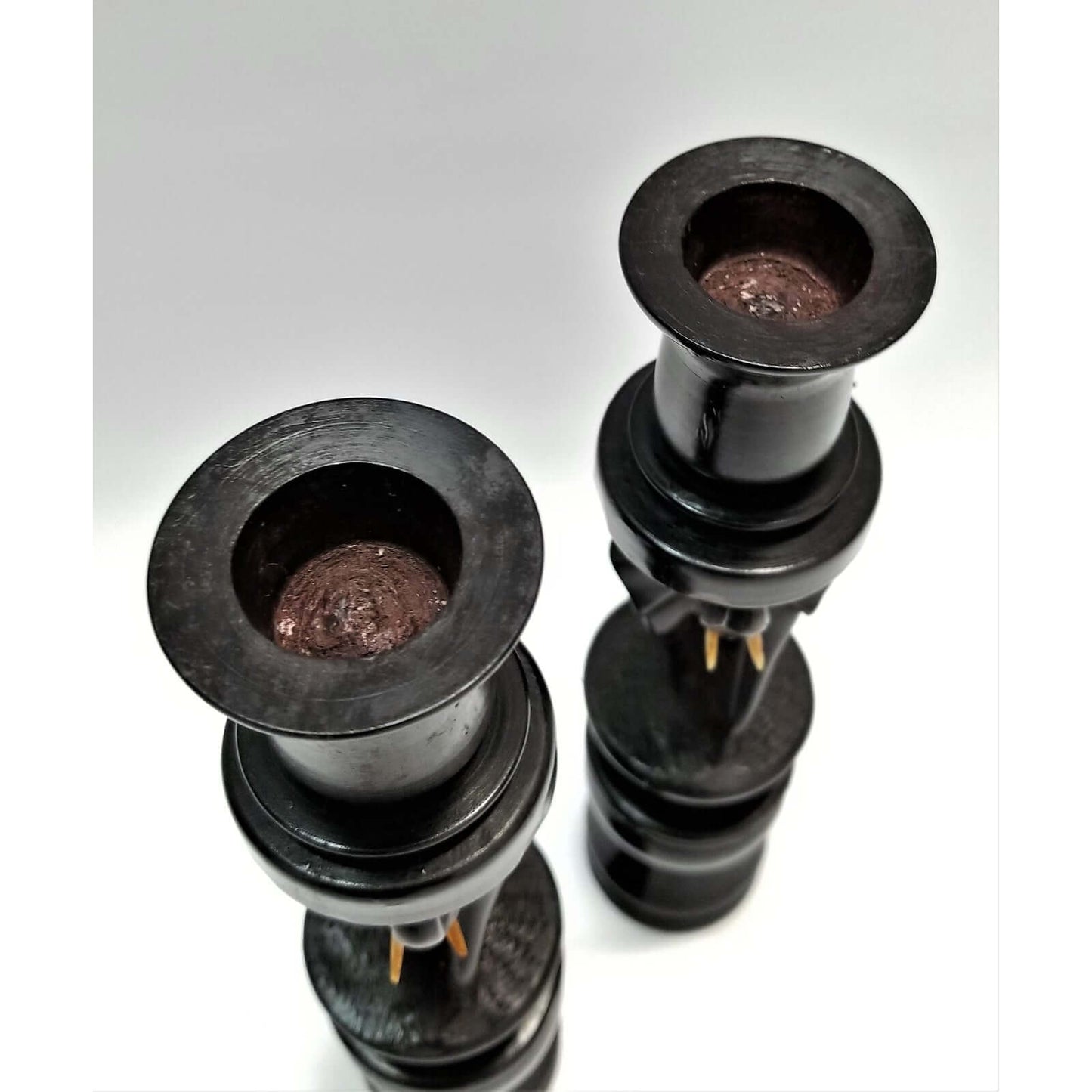 Ebony candle stands - Acts Africa