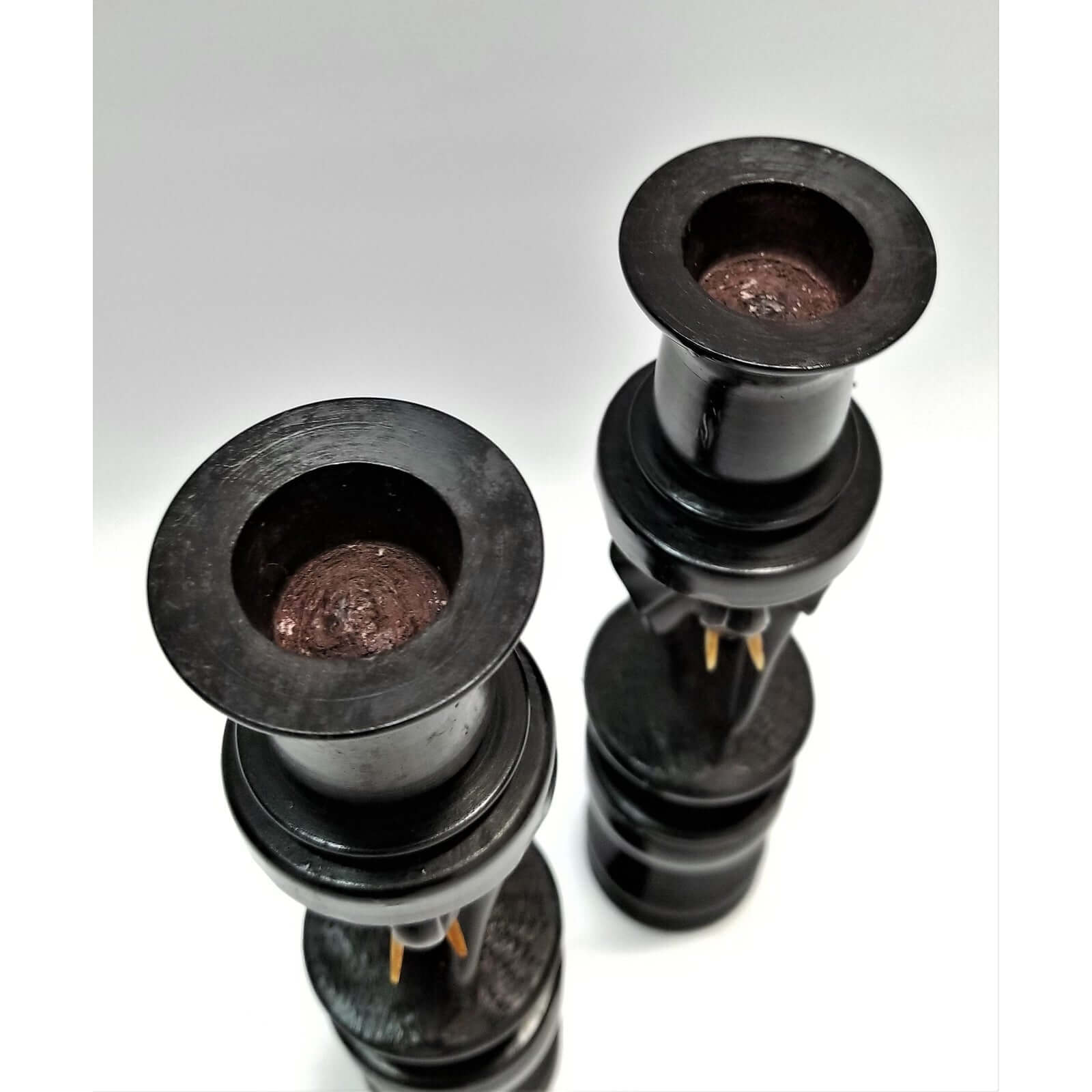 Ebony candle stands - Acts Africa