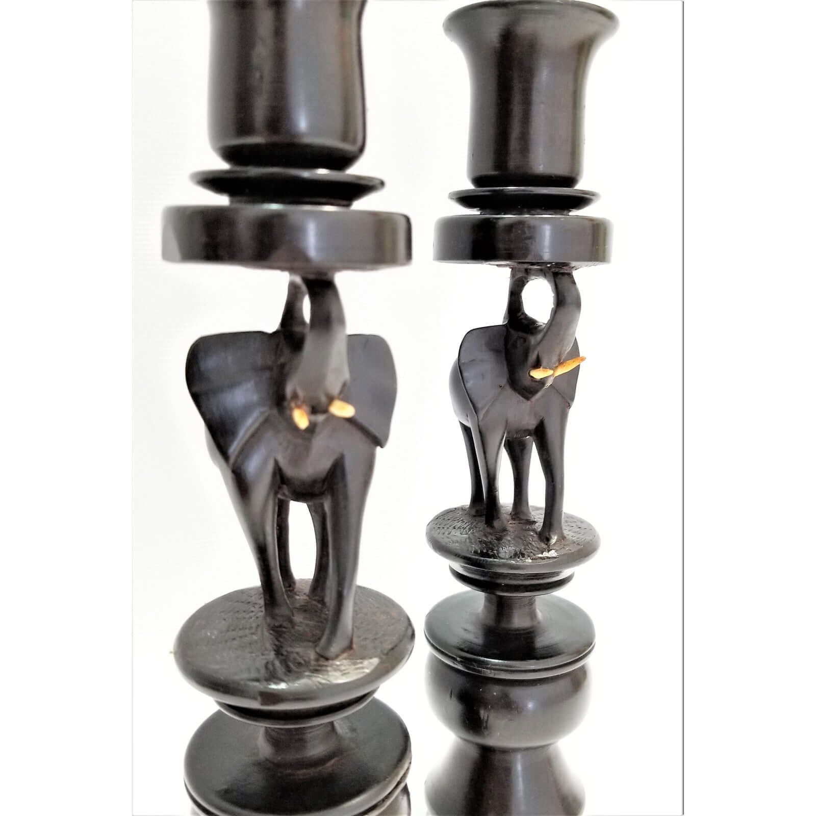 Elephant candle stand - Acts Africa